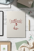 Printed 4K Ultra Gloss Metal Frame A3 Size | Planted Dreams Print | 1.2mm Premium Thickness Wall Frame (12x18 Inches)