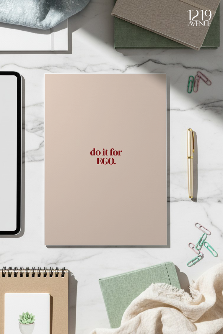 Printed 4K Ultra Gloss Metal Frame A3 Size | Ego Wins Print | 1.2mm Premium Thickness Wall Frame (12x18 Inches)