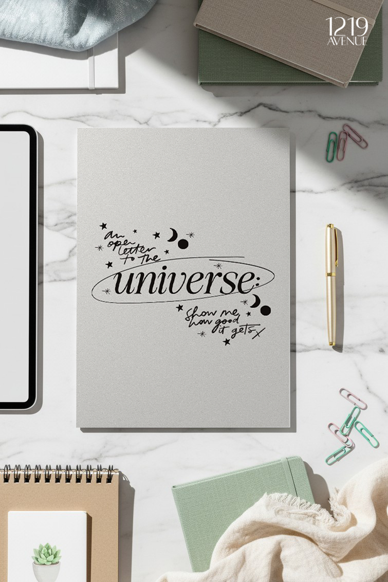Printed 4K Ultra Gloss Metal Frame A3 Size | Trust the Universe Print | 1.2mm Premium Thickness Wall Frame (12x18 Inches)