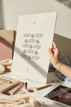 Printed 4K Ultra Gloss Metal Frame A3 Size | Step By Step Print | 1.2mm Premium Thickness Wall Frame (12x18 Inches)