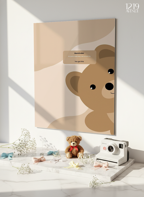 Printed 4K Ultra Gloss Metal Frame A3 Size | Gentle Reminder Print | 1.2mm Premium Thickness Wall Frame (12x18 Inches)