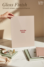 Printed 4K Ultra Gloss Metal Frame A3 Size | Ego Wins Print | 1.2mm Premium Thickness Wall Frame (12x18 Inches)