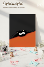 Printed 4K Ultra Gloss Metal Frame A3 Size | Little Spy Print | 1.2mm Premium Thickness Wall Frame (12x18 Inches)