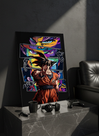 Printed 4K Ultra Gloss Metal Frame A3 Size | Warrior Beyond Limits Print | 1.2mm Premium Thickness Wall Frame (12x18 Inches)