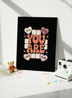 Printed 4K Ultra Gloss Metal Frame A3 Size | You Matter Print | 1.2mm Premium Thickness Wall Frame (12x18 Inches)