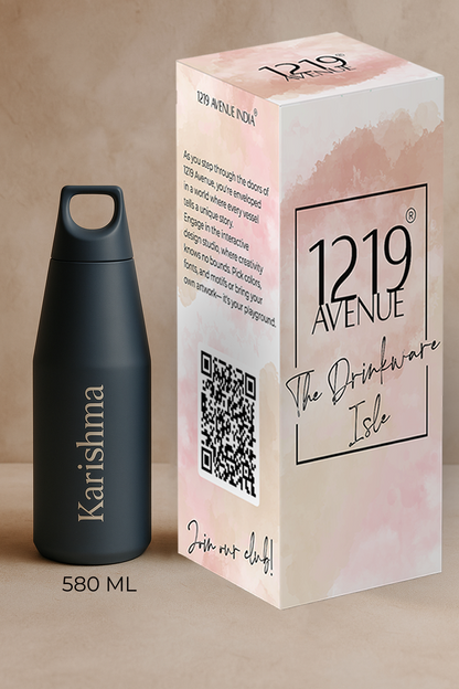 Personalized Nuvra Geo-Dash Insulated Bottles 12hrs+ Hot and Cold | 580ml and 1100ml