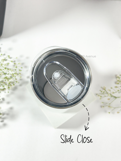 Colossal Tumbler 750ML with straw| Merry bows Print |Double Walled Insulated Tumbler