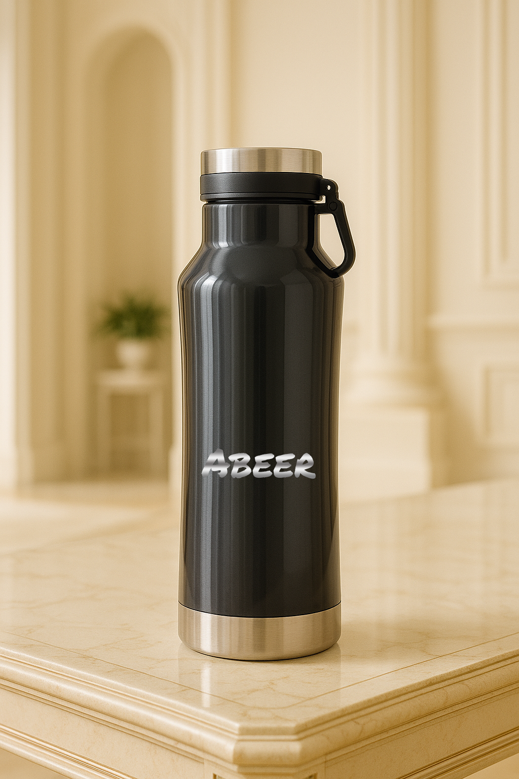 Personalized Elora Flip Top Lock Insulated Bottle – 750ml & 1000ml | 12hrs+ Hot & Cold | Premium Gifting | 3 Stunning Colors| 1 litre bottles