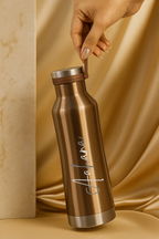 Personalized Elora Flip Top Lock Insulated Bottle – 750ml & 1000ml | 12hrs+ Hot & Cold | Premium Gifting | 3 Stunning Colors| 1 litre bottles