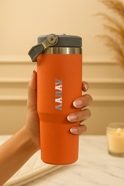 Personalized WayFay Double Walled Insulated 12 hrs+ Tumblers 950 ML | 1 litre | Premium Gifting
