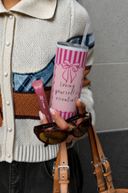 Colossal Tumbler 700ML with Straw | Self Love Candy Print | Double Walled Insulated Hot & Cold Tumbler 7–8 Hours