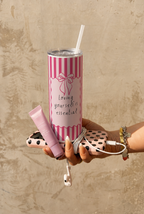 Colossal Tumbler 700ML with Straw | Self Love Candy Print | Double Walled Insulated Hot & Cold Tumbler 7–8 Hours