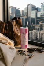 Colossal Tumbler 700ML with Straw | Self Love Candy Print | Double Walled Insulated Hot & Cold Tumbler 7–8 Hours