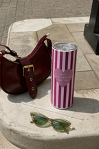 Colossal Tumbler 700ML with Straw | Pink Power Print | Double Walled Insulated Hot & Cold Tumbler 7–8 Hours