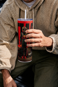 Colossal Tumbler 700ML with Straw | Star Boy Print | Double Walled Insulated Hot & Cold Tumbler 7–8 Hours