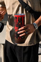 Colossal Tumbler 700ML with Straw | Star Boy Print | Double Walled Insulated Hot & Cold Tumbler 7–8 Hours