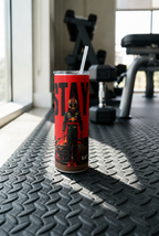 Colossal Tumbler 700ML with Straw | Star Boy Print | Double Walled Insulated Hot & Cold Tumbler 7–8 Hours