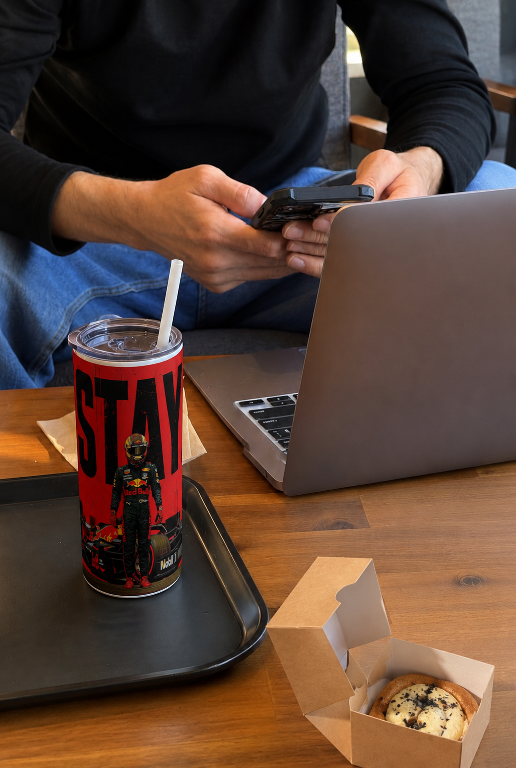 Colossal Tumbler 700ML with Straw | Star Boy Print | Double Walled Insulated Hot & Cold Tumbler 7–8 Hours