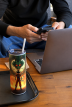 Colossal Tumbler 700ML with Straw | Dragon Ascension Print | Double Walled Insulated Hot & Cold Tumbler 7–8 Hours