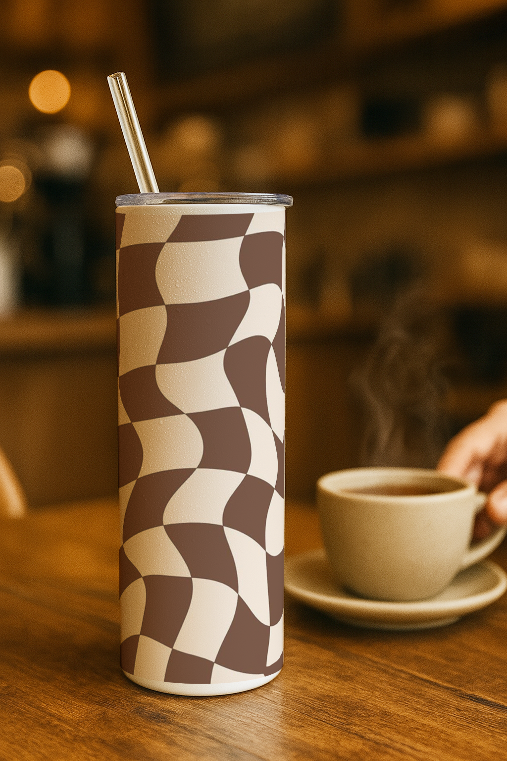 Colossal Tumbler 700ML with Straw | Aesthetic Girlie Print |Double Walled Insulated Tumbler 7-8 hrs