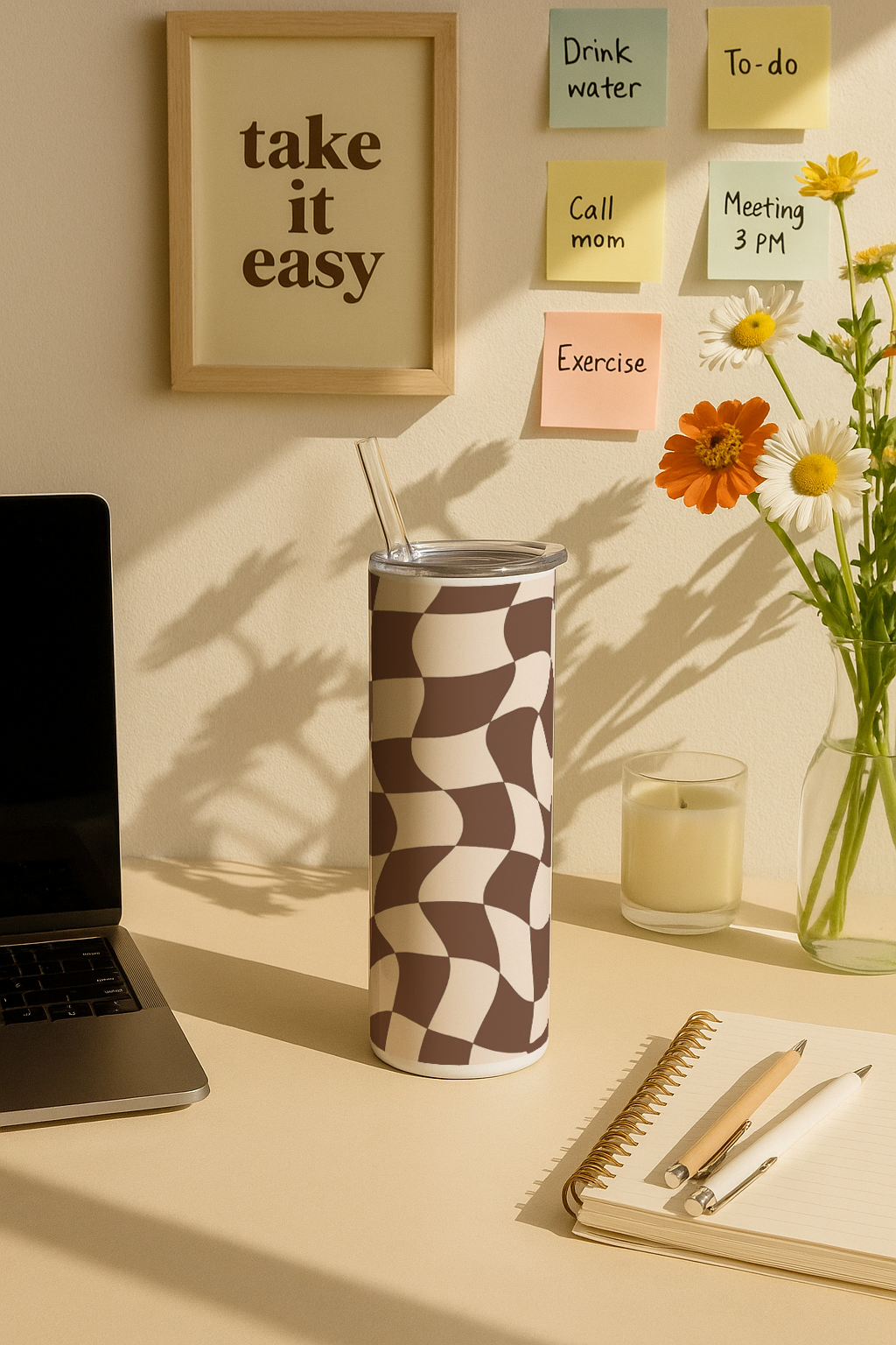Colossal Tumbler 700ML with Straw | Aesthetic Girlie Print |Double Walled Insulated Tumbler 7-8 hrs