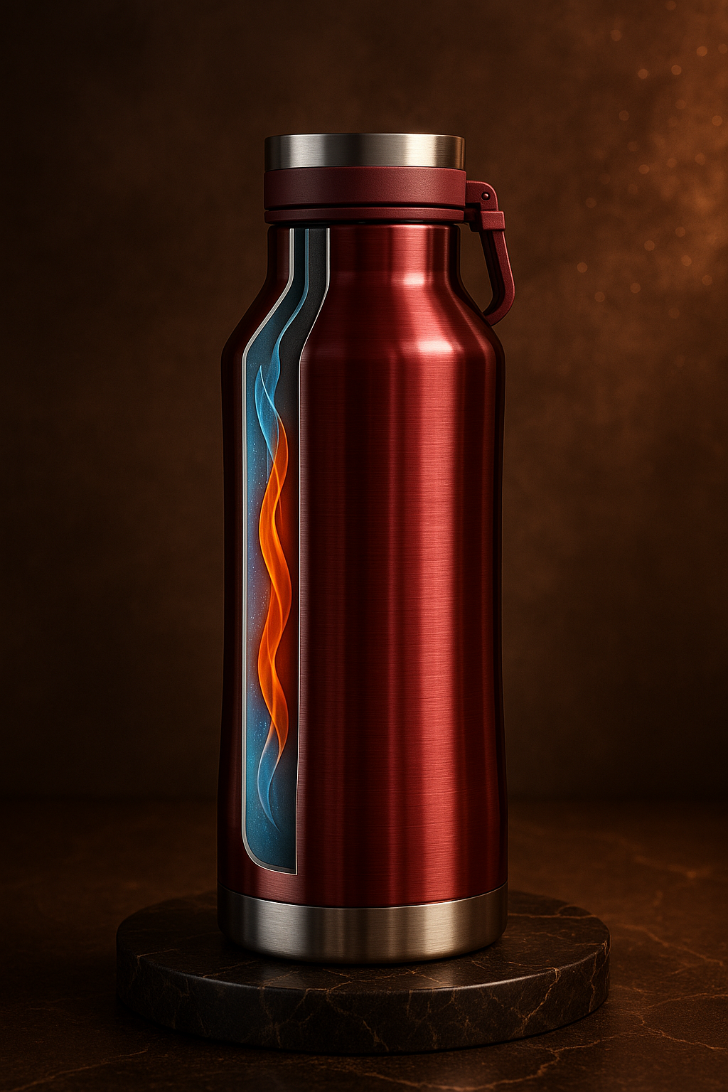 Personalized Elora Flip Top Lock Insulated Bottle – 750ml & 1000ml | 12hrs+ Hot & Cold | Premium Gifting | 3 Stunning Colors| 1 litre bottles