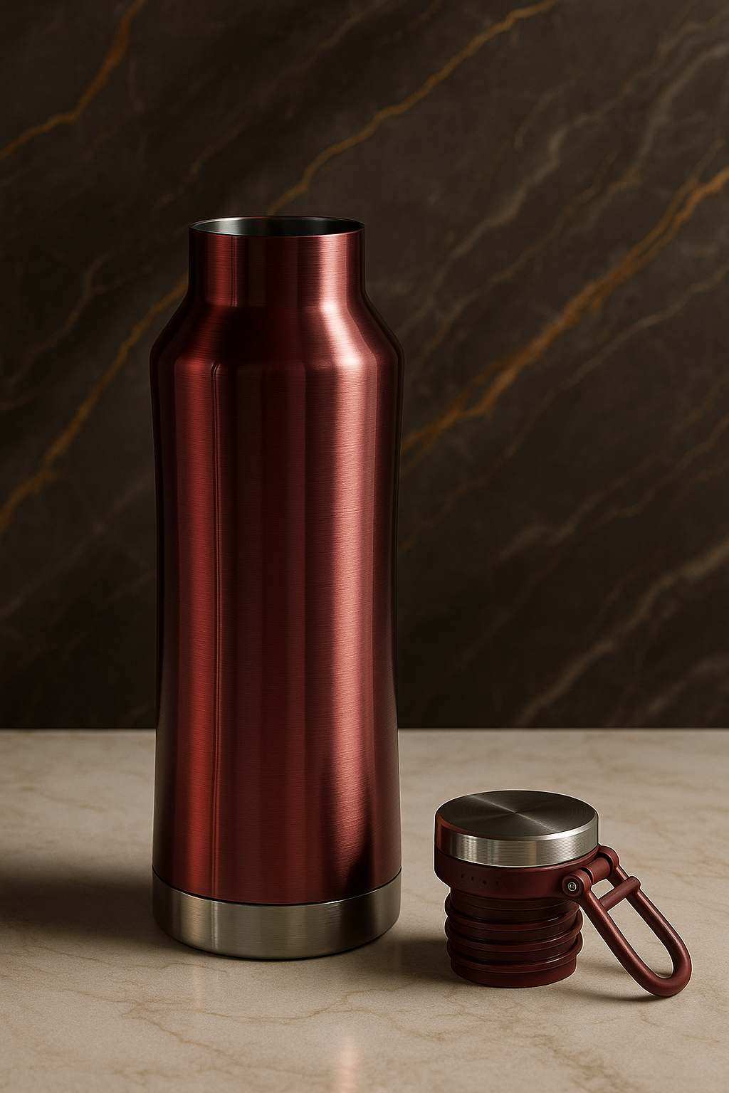 Personalized Elora Flip Top Lock Insulated Bottle – 750ml & 1000ml | 12hrs+ Hot & Cold | Premium Gifting | 3 Stunning Colors| 1 litre bottles