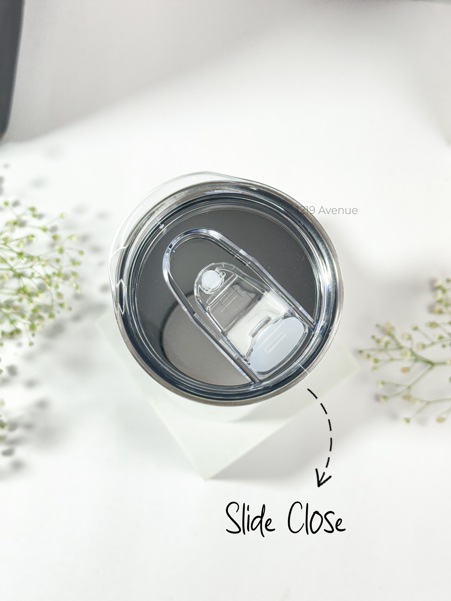 Colossal Tumbler 750ML with silicon straw| Soft Sage Grids Print |Double Walled Insulated Tumbler