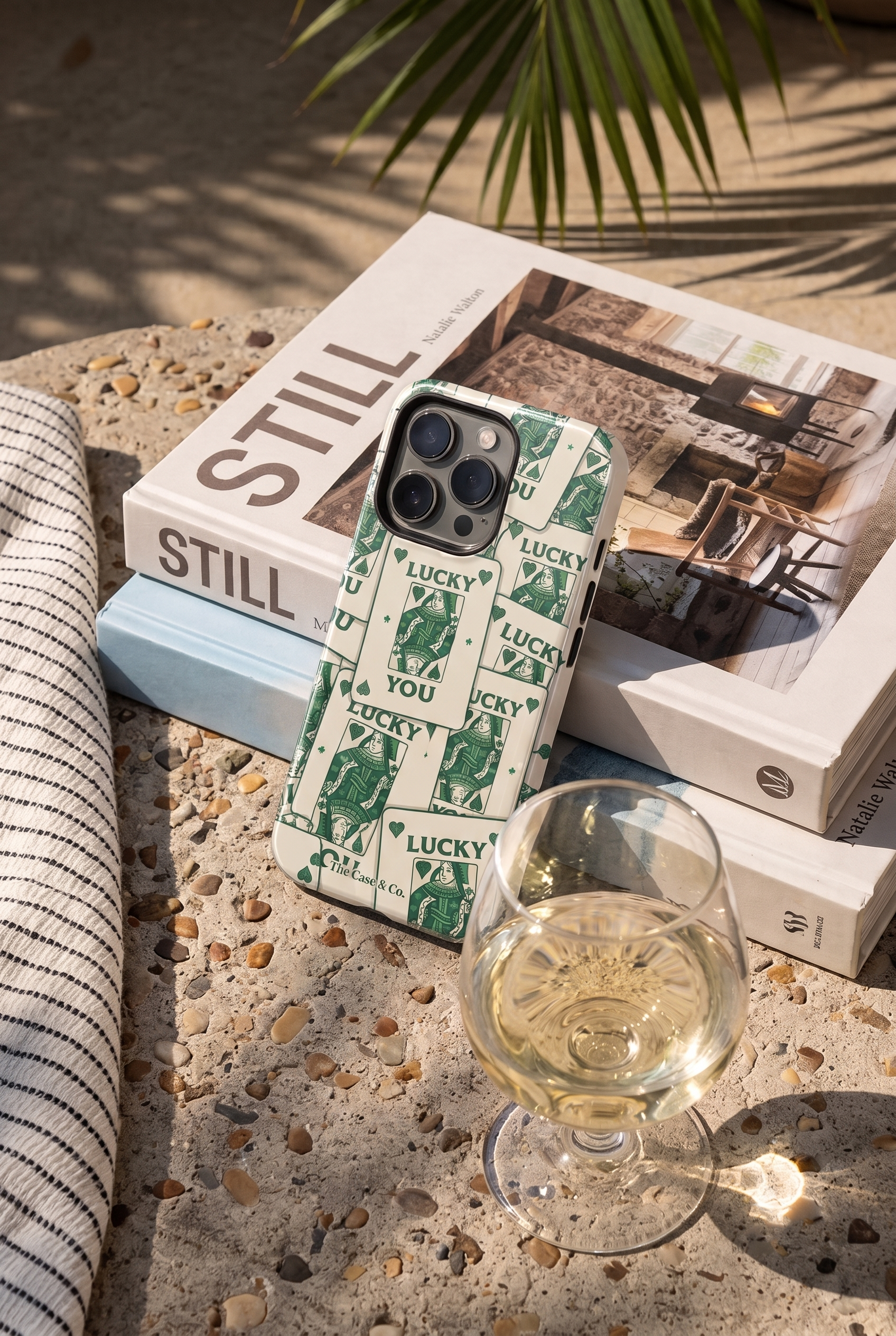 Cloud Skin Case for iPhone 14 to 17 Series|  Lucky You Print | Premium 3D Hard Shell Cover