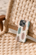 Cloud Skin Case for iPhone 14 to 17 Series|  Leaf & Light Print | Premium 3D Hard Shell Cover