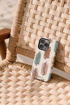 Cloud Skin Case for iPhone 14 to 17 Series|  Leaf & Light Print | Premium 3D Hard Shell Cover