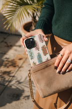 Cloud Skin Case for iPhone 14 to 17 Series|  Leaf & Light Print | Premium 3D Hard Shell Cover