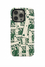 Cloud Skin Case for iPhone 14 to 17 Series|  Lucky You Print | Premium 3D Hard Shell Cover
