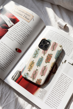Cloud Skin Case for iPhone 14 to 17 Series|  Leaf & Light Print | Premium 3D Hard Shell Cover
