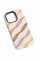 Cloud Skin Case for iPhone 14 to 17 Series| Rhythmic Ribbons Print | Premium 3D Hard Shell Cover