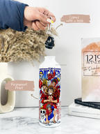 750ml Hooked-Up Water Bottle | Luffy Print | Leak Proof | Printed Bottle with Carry Hook, Durable & Stylish