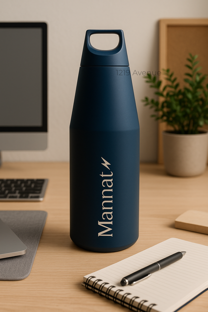 Personalized Nuvra Geo-Dash Insulated Bottles 12hrs+ Hot and Cold | 580ml and 1100ml