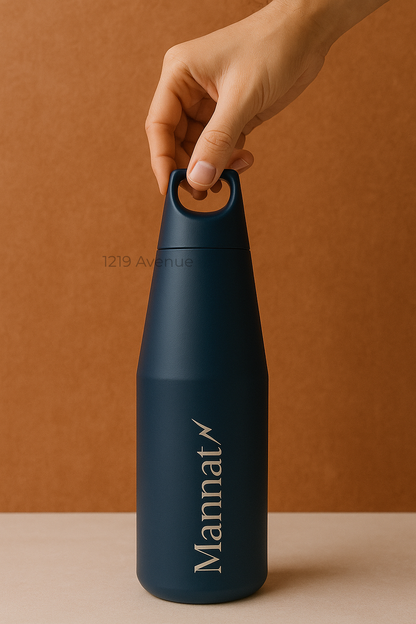 Personalized Nuvra Geo-Dash Insulated Bottles 12hrs+ Hot and Cold | 580ml and 1100ml
