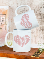 Ceramic White Mug 350ml | Feminist Print | Pocket Picks Mugs