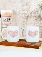 Ceramic White Mug 350ml | Feminist Print | Pocket Picks Mugs