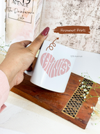 Ceramic White Mug 350ml | Feminist Print | Pocket Picks Mugs