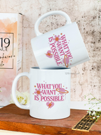 Ceramic White Mug 350ml | Cosmic Manifest | Pocket Picks Mugs