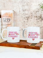 Ceramic White Mug 350ml | Cosmic Manifest | Pocket Picks Mugs