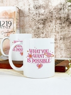 Ceramic White Mug 350ml | Cosmic Manifest | Pocket Picks Mugs