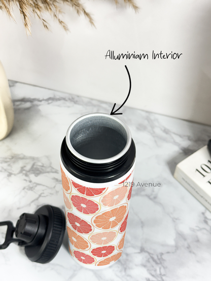 700ml Printed TANK-Sip Water Bottle | I Am Orangeing Print | For Office, School, Sports | Sipper Bottle with Carry Hook, Durable & Stylish