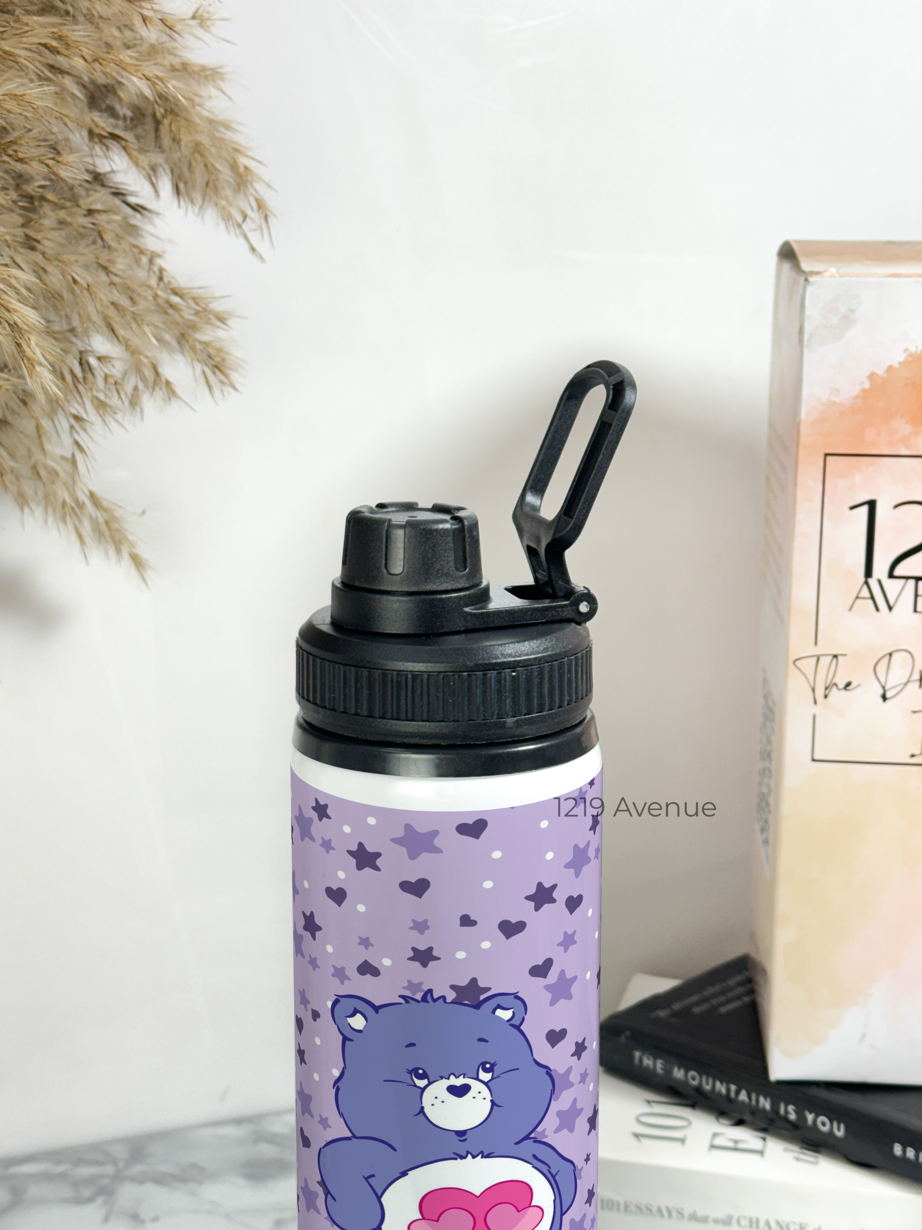Tank-Sip Bottle 750ml | Love Ya Bear Print | Leak Proof | Printed Bottle with Carry Hook, Durable & Stylish