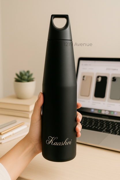 Personalized Nuvra Geo-Dash Insulated Bottles 12hrs+ Hot and Cold | 580ml and 1100ml