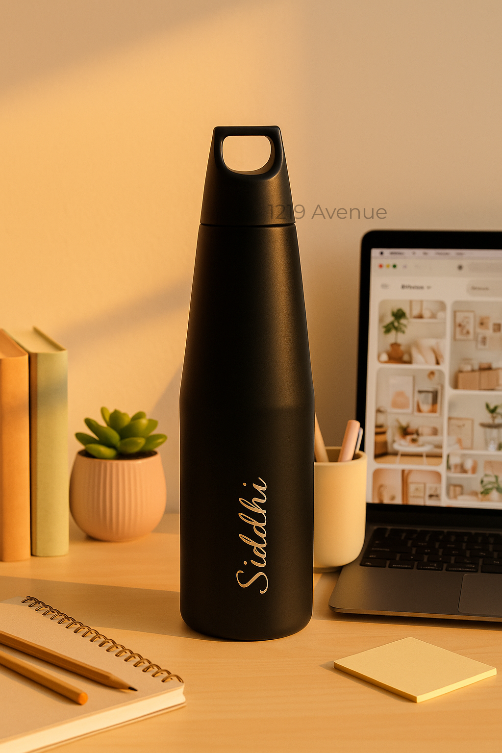 Personalized Nuvra Geo-Dash Insulated Bottles 12hrs+ Hot and Cold | 580ml and 1100ml