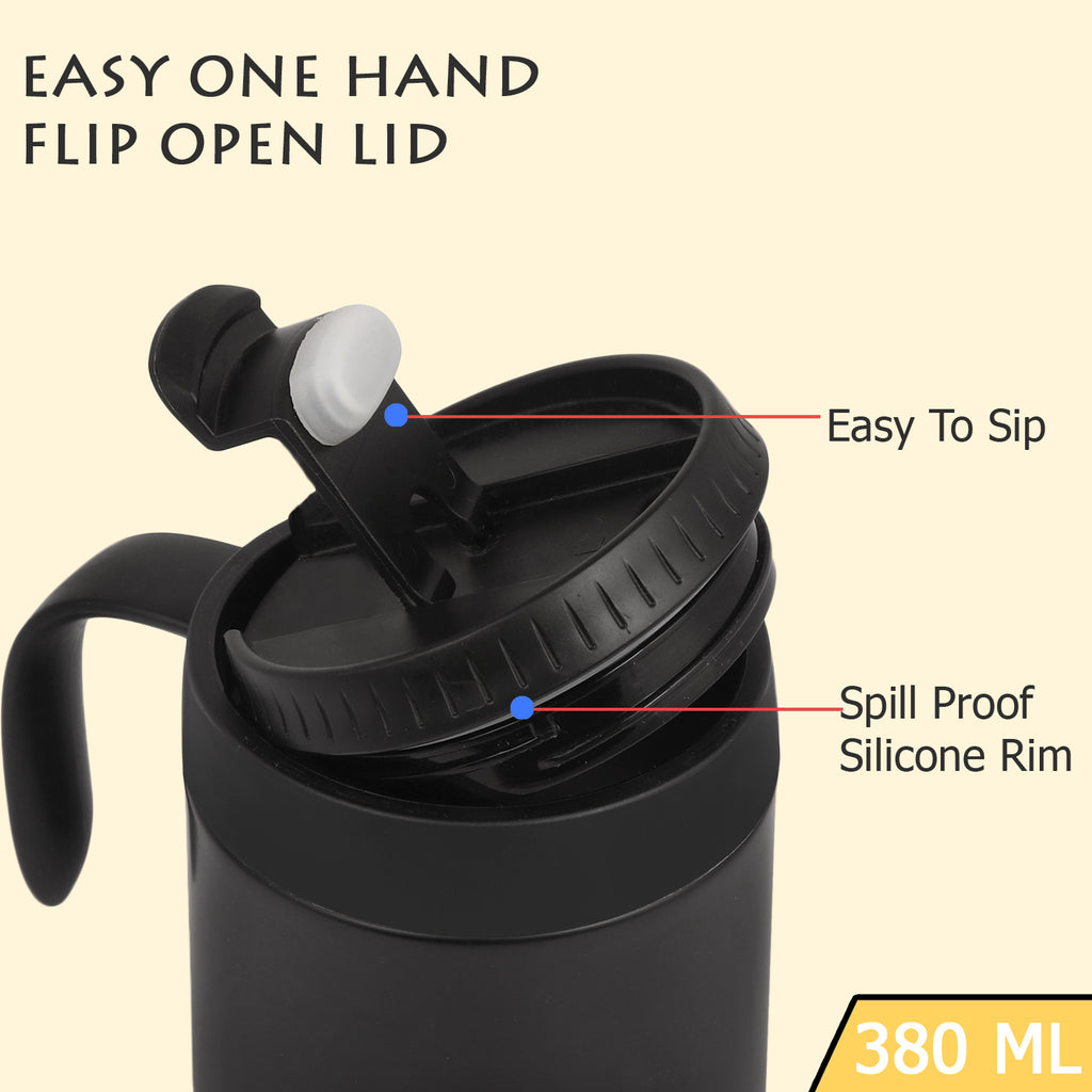 Personalized Name with Initial Elixir Double Walled Insulated Mug 400 ML