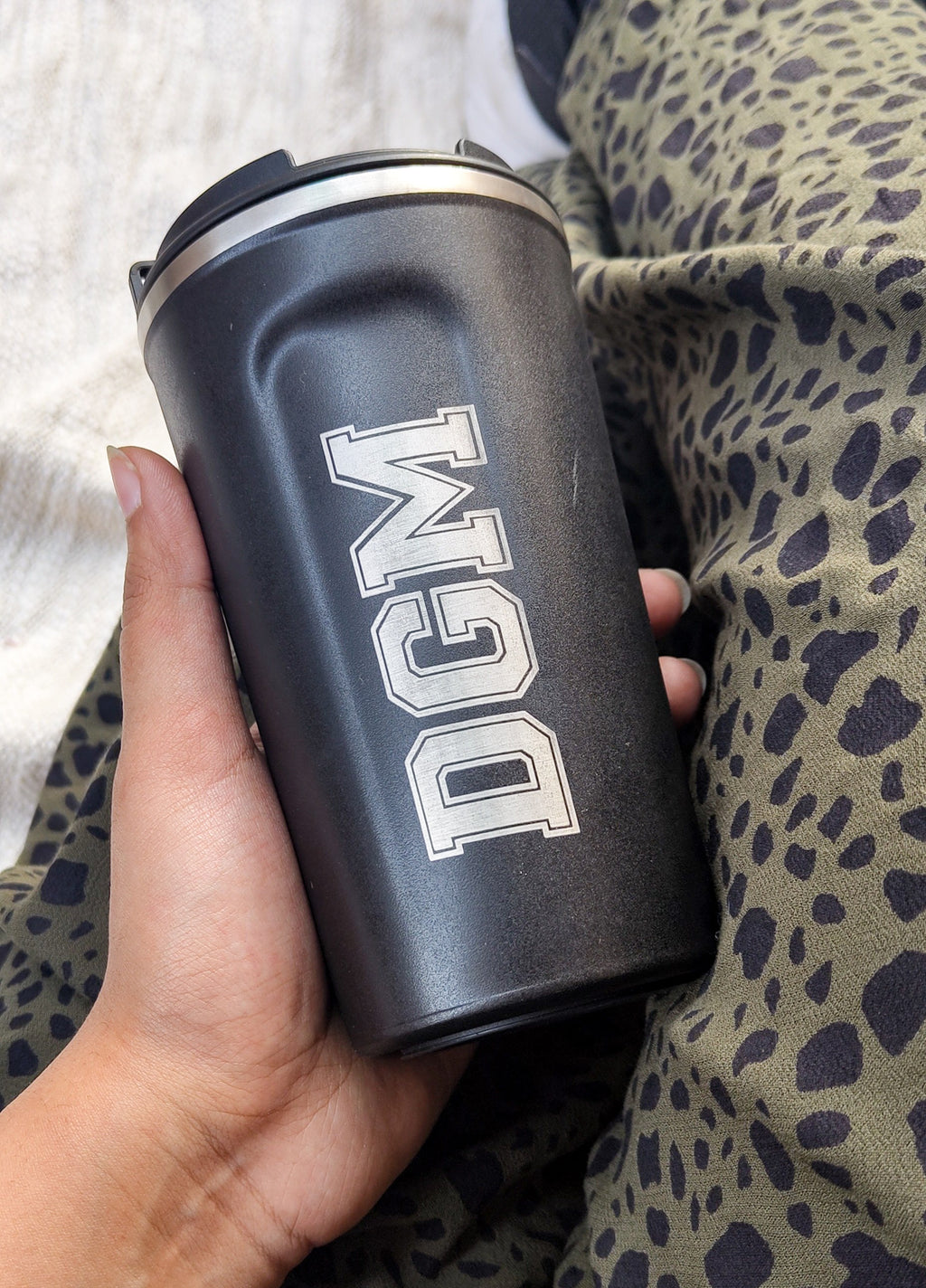 Personalized Name/Quote Temperature Display Portable Coffee Flask 500ml